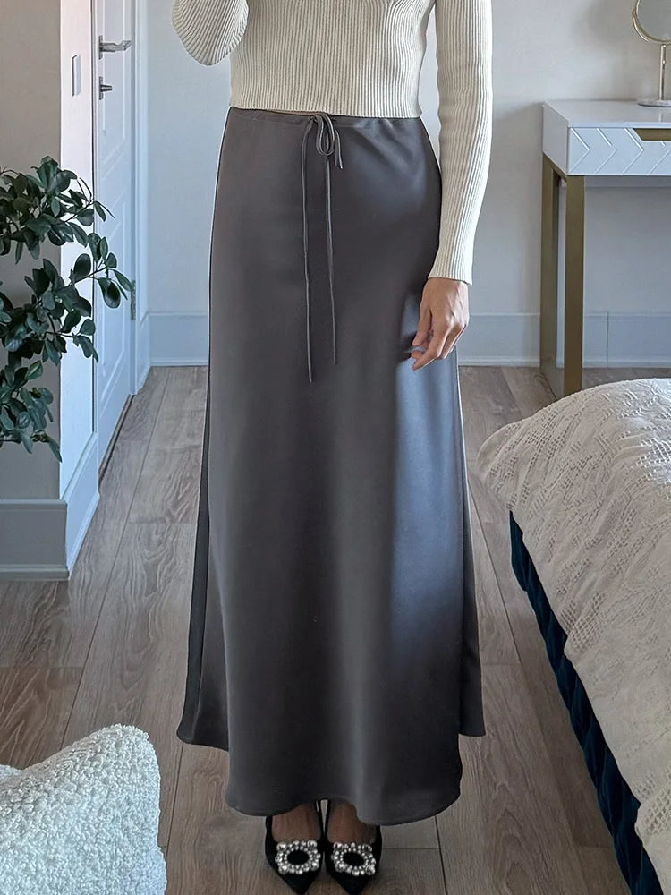 Satin Silk Skirt