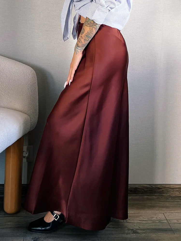 Satin Silk Skirt